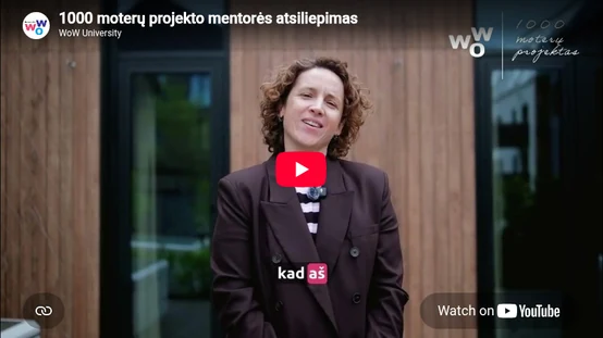 Mentorės atsiliepimo vaizdo įrašo miniatiūra
